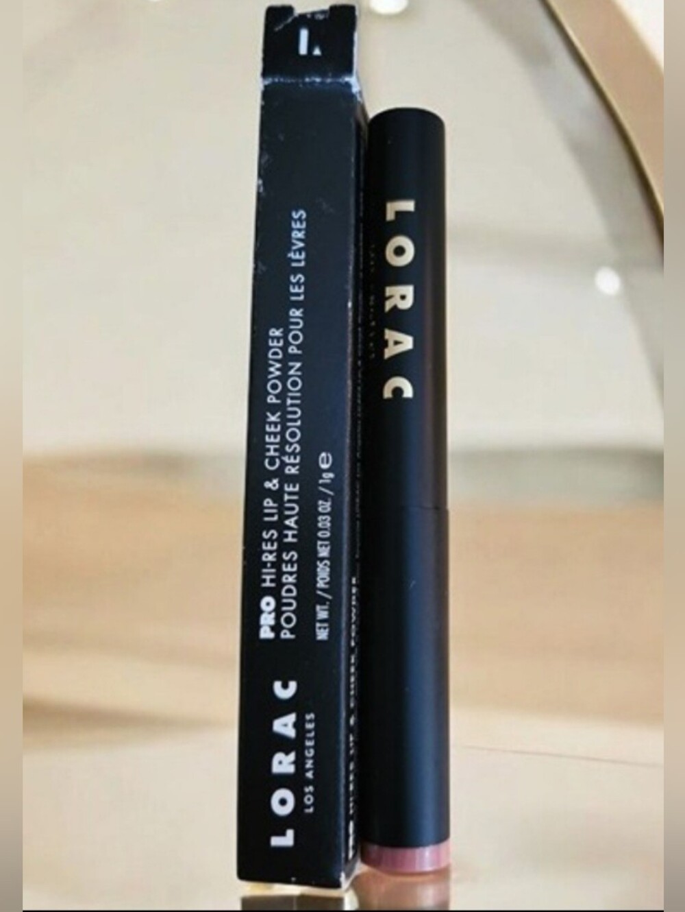 LORAC Lip & Cheek Stick in Curated (Nude Pink) NIB